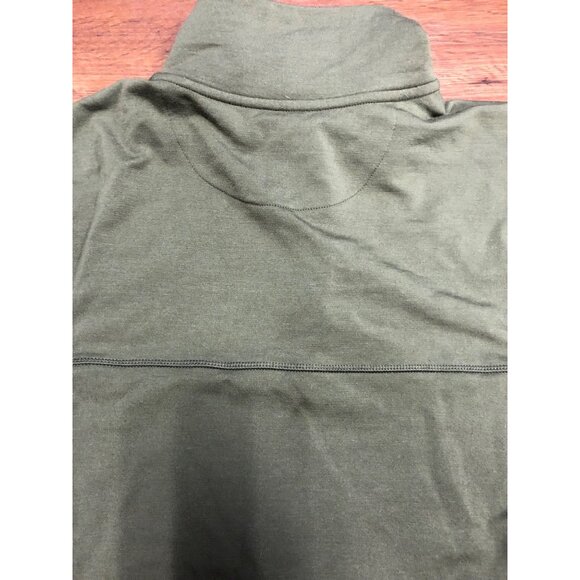 Woolx Collar Button Duck Green Charlie Sweatshirt - Size Small - Picture 7 of 7